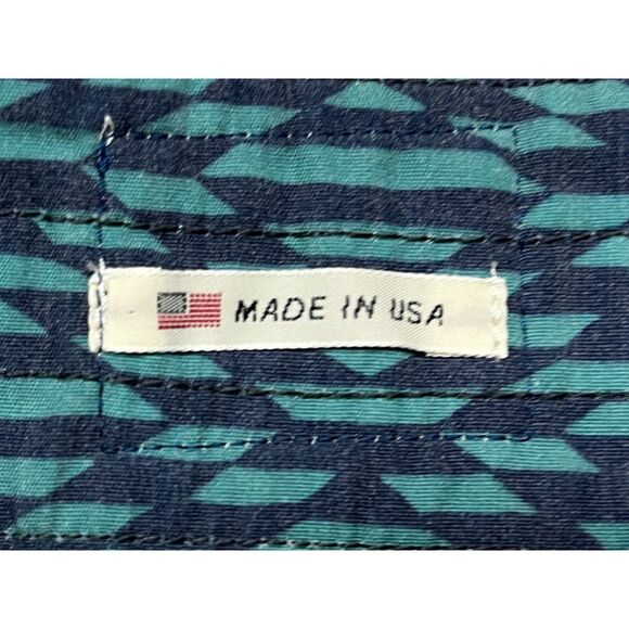 FAHERTY Blue Graphic Drawstring Shorts Surf Swimwear Trunks Men’s Size 36 - Picture 4 of 7